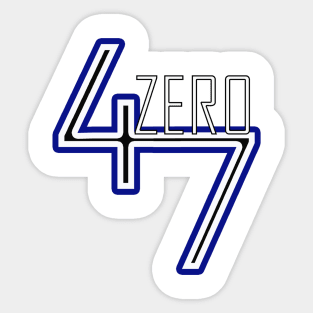 4ZERO7 Sticker